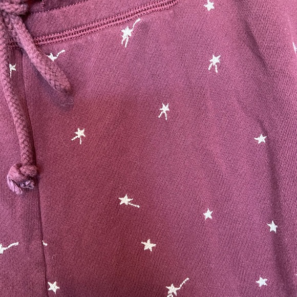 LOU GREY Size XXL Terry Cloth Cotton Soft Shooting Star Sweatpants - Picture 3 of 6